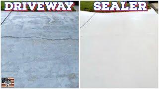 Seal Your Driveway With Ease | Tinted Concrete Sealer