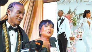 NAVY KENZO AMWAGA MACHOZI AKIWA NA MKEWE HARUSI YA JUX NA  PRISCILLA SHUHUDIA ILIVYOKUWA