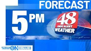 WAFF 48 First Alert Forecast: Monday 5 p.m.