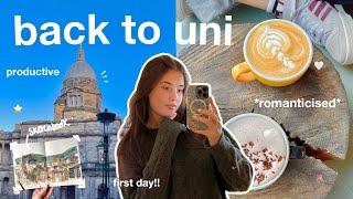 UNI VLOG  new semester, romanticising, first day  edinburgh university