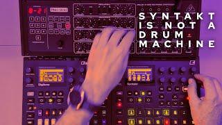 The Syntakt is NOT a drum machine. Its synth machines rule! Syntakt x Digitone x Pro-800  Live Jam