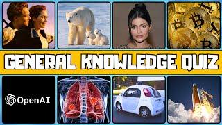 General Knowledge Quiz Game | Fun Trivia in Tech, Space, Pop Cultre, Art & More!