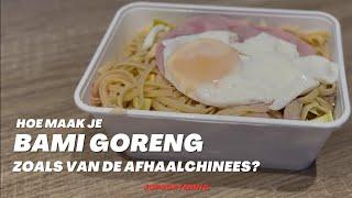 Hoe maak je Bami Goreng zoals van de afhaalchinees?