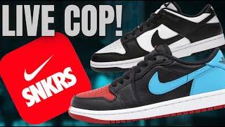 LIVE COP : AIR JORDAN 1 LOW  'UNC TO CHICAGO' , PALOMINO 3'S EA JD/FNL PANDA RESTOCK!