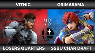 MetroSmash #12: Ultimate Character Draft – Losers Quarters — Vithic (Snake) vs GrimaSama (Roy)