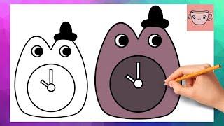 How To Draw Sheriff Toadster Clock from Garten of Banban | Easy Drawing Tutorial