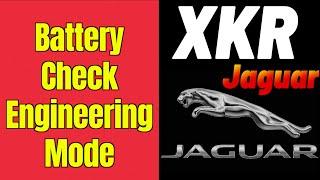 How to Check Battery voltage with Hidden Engineering mode - Jaguar XKR