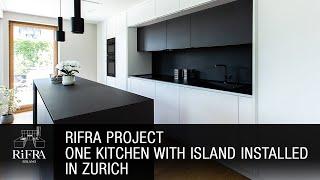 Cucina ONE con isola installata a Zurigo