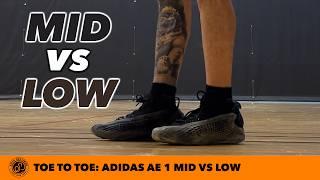 TOE TO TOE: Adidas AE 1 'Ascent' Low vs Mid! In Depth Performance Review and Comparison.