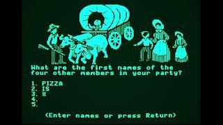 ‌‌The Oregon Trail 1985 Apple II Gameplay