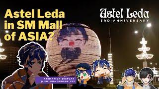 【HOLOSTARS】Astel and Izuru reacts to PH Fan Project in SM MALL of ASIA GLOBE SPHERE LED 【ENG SUB】