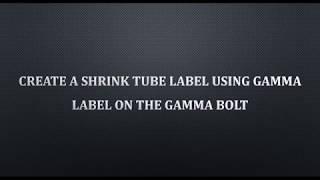 How to Create a Shrink Tube Label