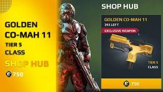 Golden CO-MAH 11 From SHOPHUB in Modern Combat 5 - Harber theGamer