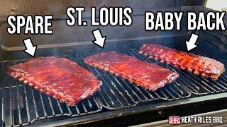 BBQ Rib Comparison: Spare vs. St. Louis vs. Baby Back | Trim, Cooking Tips, and Taste Test