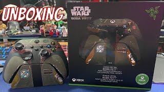 Razer Boba Fett Xbox Wireless Controller and Quick Charging Stand Unboxing