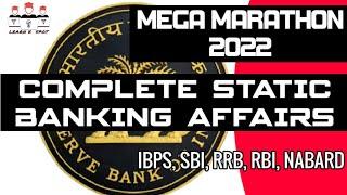 Complete Static Banking awareness || 3hrs+ Banking awareness marathon #sbiclerk #sbiclerkmains #rrb