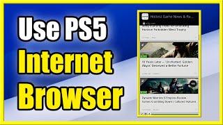 How to use Internet Browser on PS5 (Fast Tutorial)