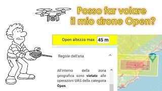 La domanda di molti: posso far volare il mio drone open in questa zona?