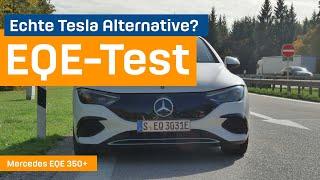 Test Mercedes EQE 350+: Mehr Ausdauer als Tesla – aber eine gravierende Schwäche