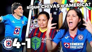 Reacción: CRUZ AZUL 4-1 SEATTLE SOUNDERS *Jugamos vs CHIVAS o AMÉRICA? | Dúo Dinámico