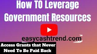 How To Leverage Government Resources