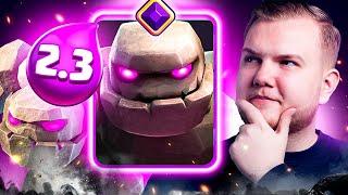 2.3 ELIXIR! FASTEST GOLEM CYCLE DECK IN CLASH ROYALE!