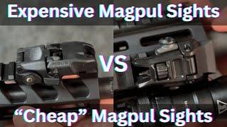 Magpul Flip Up Sights Cheap VS Expensive