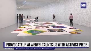 Provocateur Ai Weiwei taunts US with activist piece