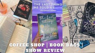 VLOG  coffee shop reading, what’s in our book bags, watching The Last Thing He Told Me + review
