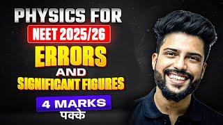 Errors & Significant Figures | NEET Physics | NEET 2025 | Prateek Jain Physics