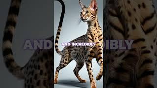  Savannah Cats: The Wildest House Cats #Savannah cat #exotic cat #wild cat #hybrid cat #big cat