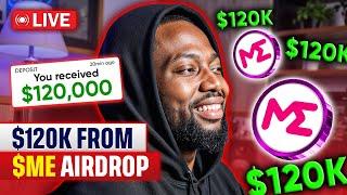 I received $120K From $ME Airdrop. I WIll Do This Next! The Memecoin Show #51