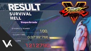 Street Fighter V / 5 - Survival Mode Guide ( Hard/Hell Mode )