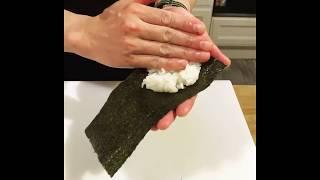 How to make Hand roll sushi , Temaki sushi