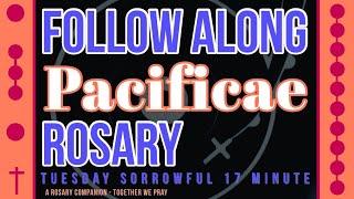 TUESDAY - SORROWFUL - Follow Along Rosary - 17 Minute - PACIFICAE - Rosary Prayer in English