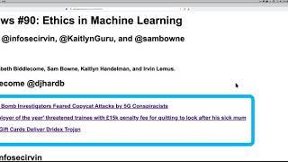 Security News #90: Ethics in Machine Learning