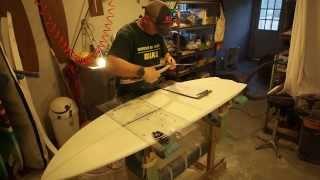 Shaping another surfboard in my garage