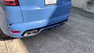 2022 Range Rover Sport SVR Stock Exhaust