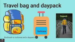 Prepare for a Camping Trip | Packing for an outdoor adventure | Field trip vocabulary