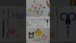 Hand made stickers Diy #diy #viralvideo #handmade #sticker #pinterest #diyideas #shorts
