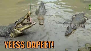 Seru Banget Mancing Buaya Pakek Ayam! | SI OTAN