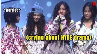 HYEIN cries when speaking about tough times after HYBE drama...