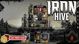 Iron Hive Post-Apocalyptic City-Building Game with Deck-Building Mechanics