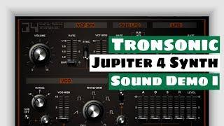 SYNTH MAGIC/ TRONSONIC Jupiter 4 Synthesizer Sound Demo I | SYNTH ANATOMY