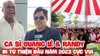 Ca sĩ Quang Lê & Randy đi từ thiện đầu xuân cực vui