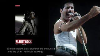 Europe's encounter with Freddie Mercury in 1988