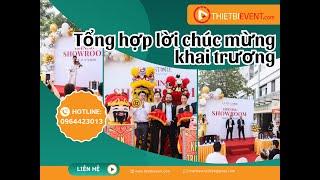 Tổng hợp Lời chúc mừng khai trương - F5MEDIA