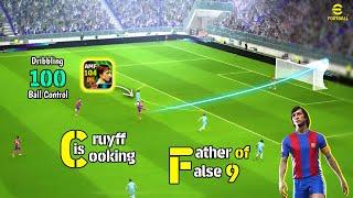 Looks who is back 🫣 Cruyff is Cooking ‍🫴 J. Cruyff Review in eFootball 24 Mobile  PES EMPIRE •