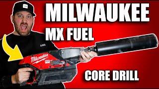 Milwaukee MX FUEL Core Drill, Stand and 4" Core Bit: Tool Overview and Tool in Action