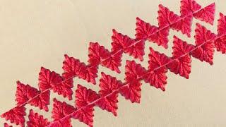 Very Simple And Beautiful Hand Embroidery - Variation Of Tarkashi Embroidery